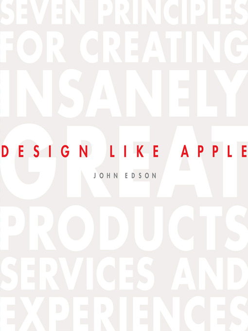 Title details for Design Like Apple by John Edson - Available